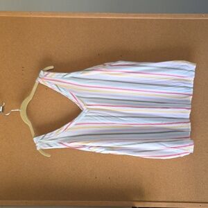 Torrid Striped Sleeveless Spring Tank Top 3X Multicolor Pastel